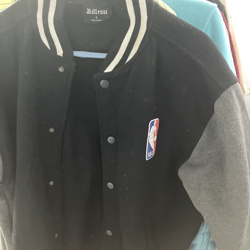 Riflessi bergdorf goodman nyc nba basketball varsity fleece jacket size large